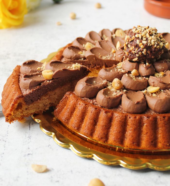 Crostata morbida Rocher senza glutine-def