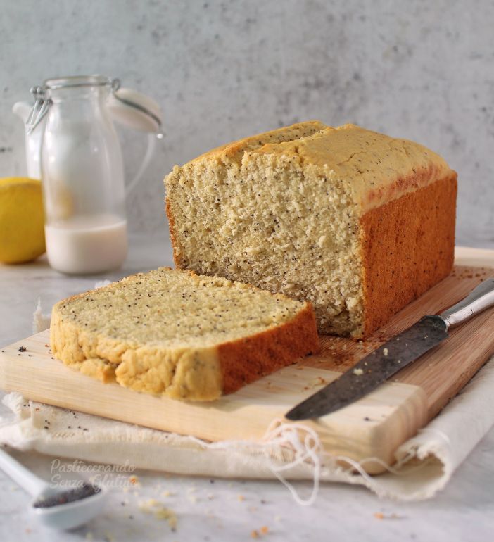 Plumcake senza glutine al limone e semi di papavero-def