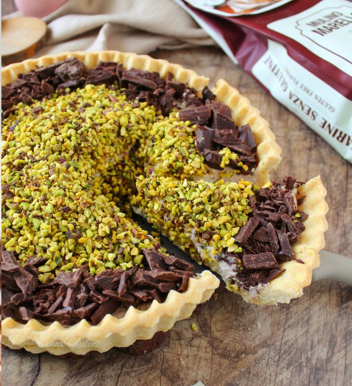 Crostata di ricotta e cioccolato