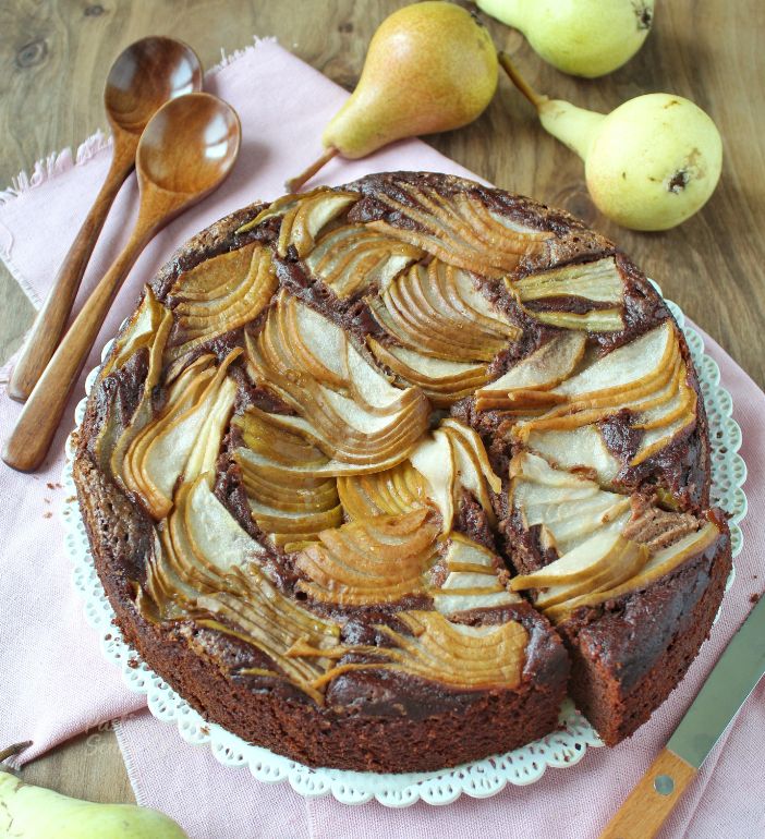 Torta pere e cioccolato senza glutine