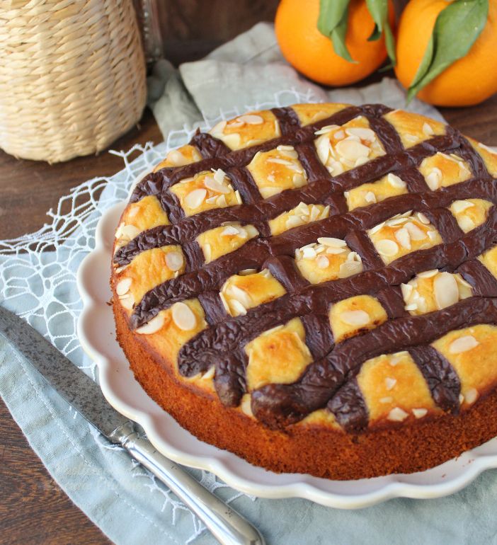 Torta all’arancia e cioccolato