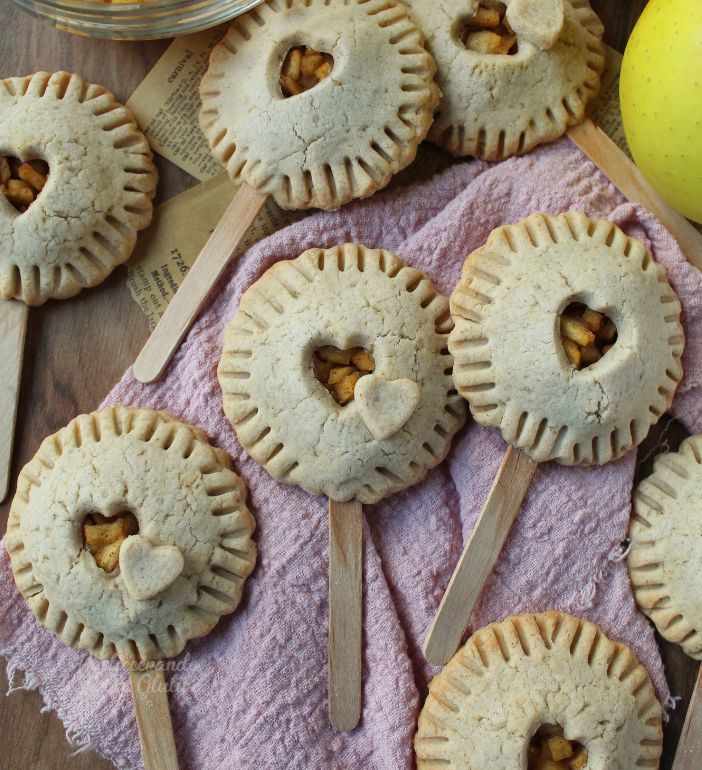 Cuor di mela senza glutine (Apple Pie Pops)