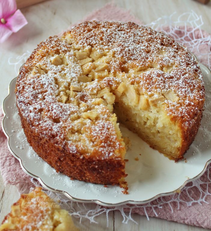 Torta budino alle mele